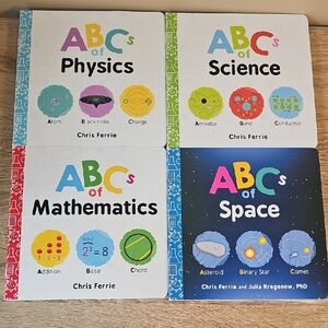 ABCs of Science & Learning Board Book Set - Colorful Kids Educational Books